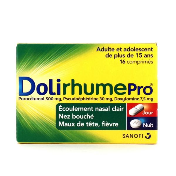 DOLIRHUMEPRO JOUR NUIT 16 comprimés