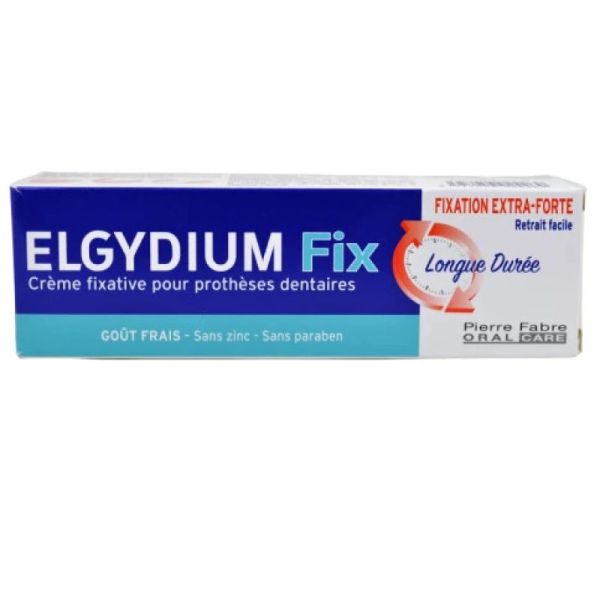 Elgydium fix crème fixation extra forte 45g