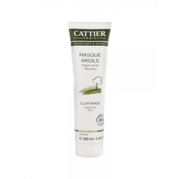 Cattier Argile Vert Masque Menthe