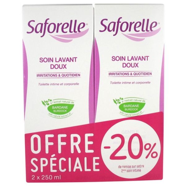 Saforelle Soin Lavant 250ml Lot De 2