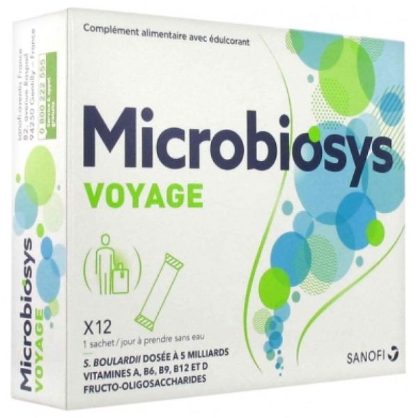 Microbiosys Voyage Poudre Stick x12