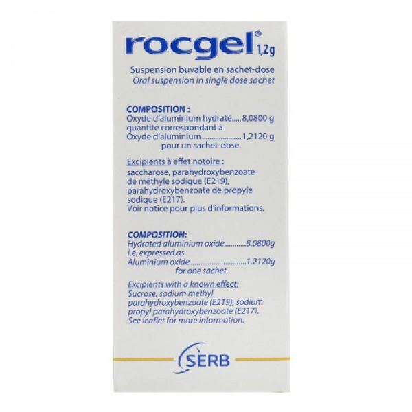 ROCGEL 1,2 g suspension buvable en sachet-dose