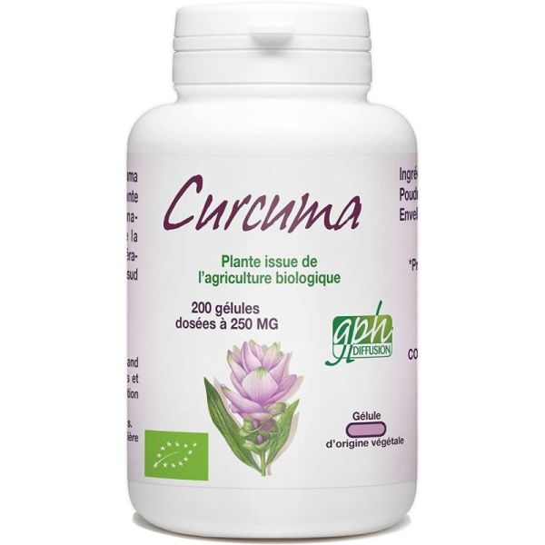 curcuma 250mg gph bio 200 gelules