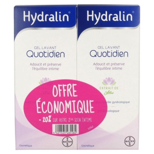 Hydralin Quotidien bipack 2x200ml