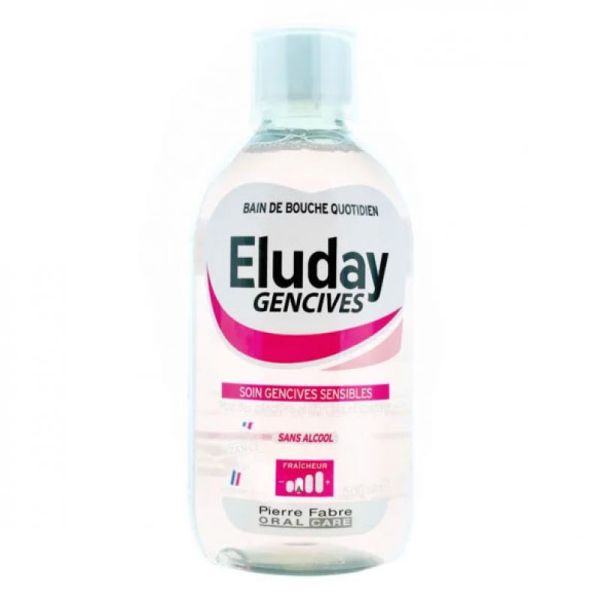 Eluday Gencives Bain de Bouche 500ml + gobelet