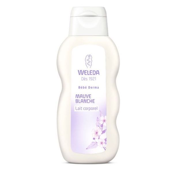 Weleda Bb Derma Lait Corps Mauve Blanche 200ml