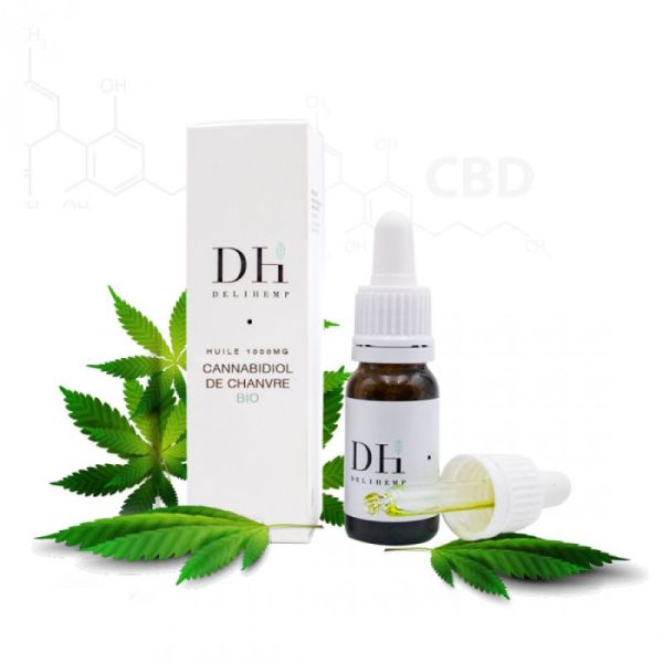 Delihemp huile CBD 10% 1000mg nature