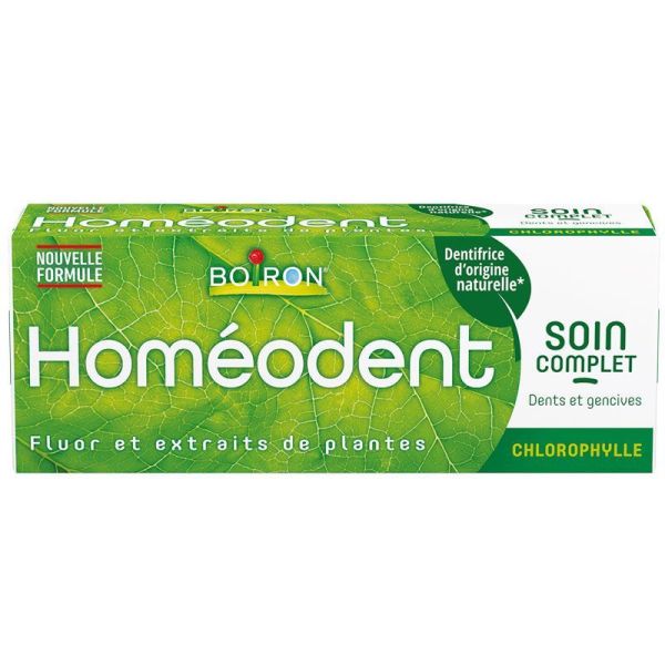 homeodent dentifrice soin complet chlorophylle 75ml