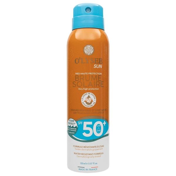 O'LYSEE Brume Solaire SPF 50+ 150ml