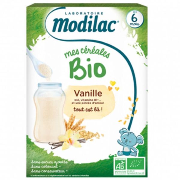 Modilac Cereales Bio Vanille 250g