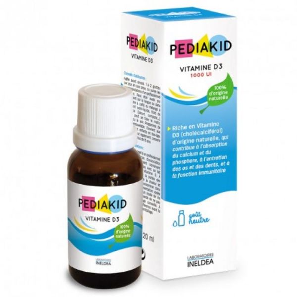 Pediakid Vit D3 Goutte Buvable 20ml