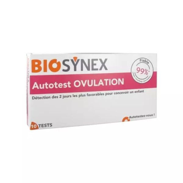 biosynex autotest ovulation boite de 10 tests