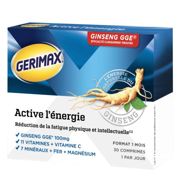 Gerimax Active Energie Adultes 30 comprimés