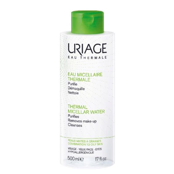 Uriage Eau Micellaire Thermale Peaux mixtes et grasses 500ml