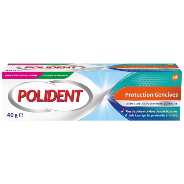 Polident Creme Protection Gencives 40g