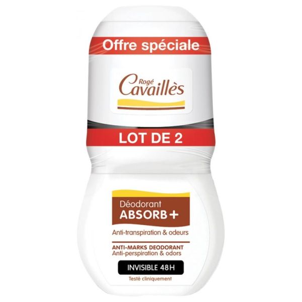 Cavailles Deo Roll-on Invisible 50mlx2