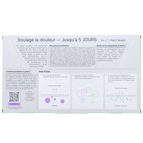 initiv biologie augmentée patch nuque x3