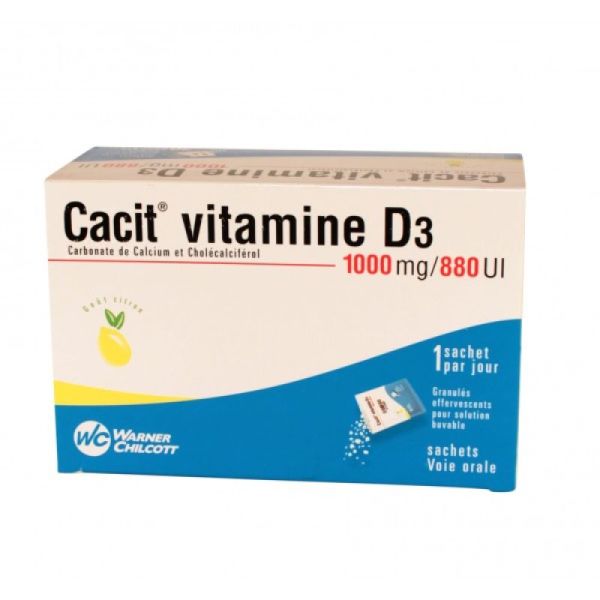 Cacit Vitamine D3 1000mg/880 30 Sachets