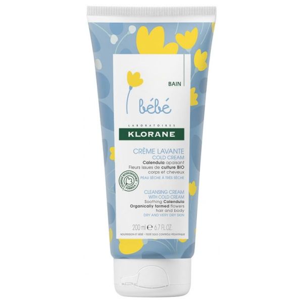 Klorane Bébé Créme Lavante Cold Cream 200ml