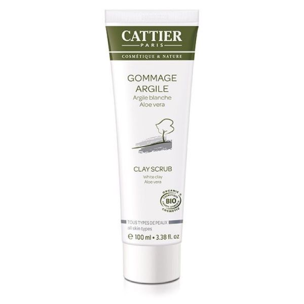 Cattier Gommage Argile Blanche aloe 100ml