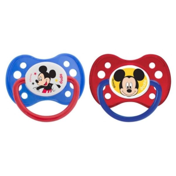 Dodie Sucette +6mois Silicone Anatomique Mickey X2 A63