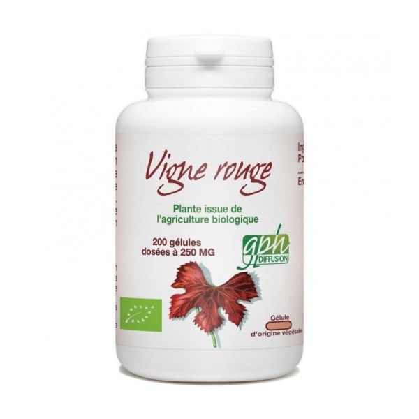 Vigne rouge 250mg BIO 200 gélules GPH