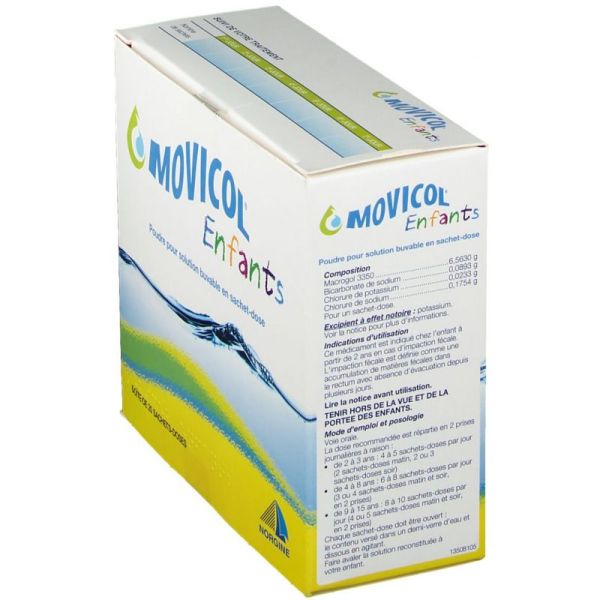 MOVICOL ENFANTS poudre pour solution buvable 20 sachets-dose