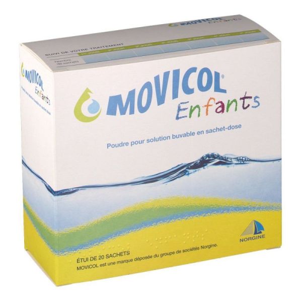 MOVICOL ENFANTS poudre pour solution buvable 20 sachets-dose