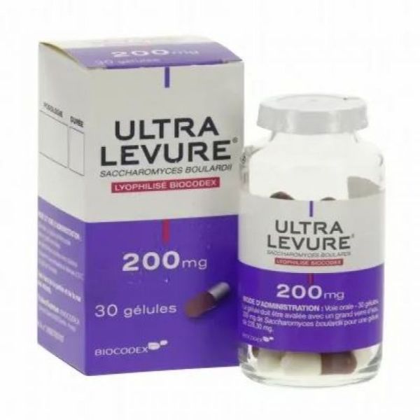 ULTRA-LEVURE 200 mg 30 gélules