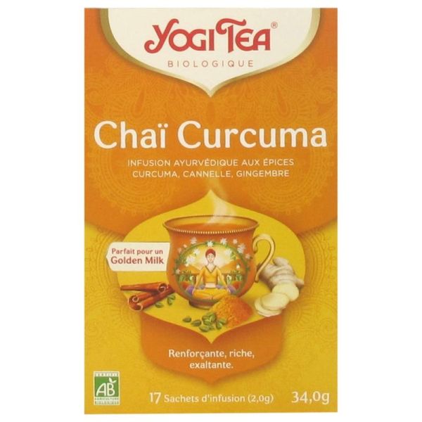 Yogi Tea Chai Curcuma x17 sachets