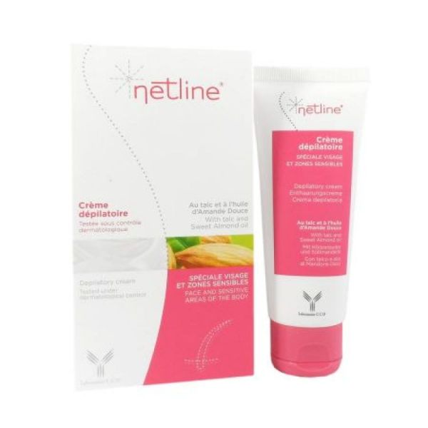 Netline Creme Depilatoire Visage Tube 75ml