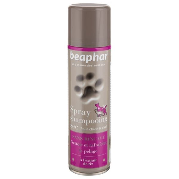 Beaphar Shampoing Sec Sans Rincage  Chien et Chat 250ml