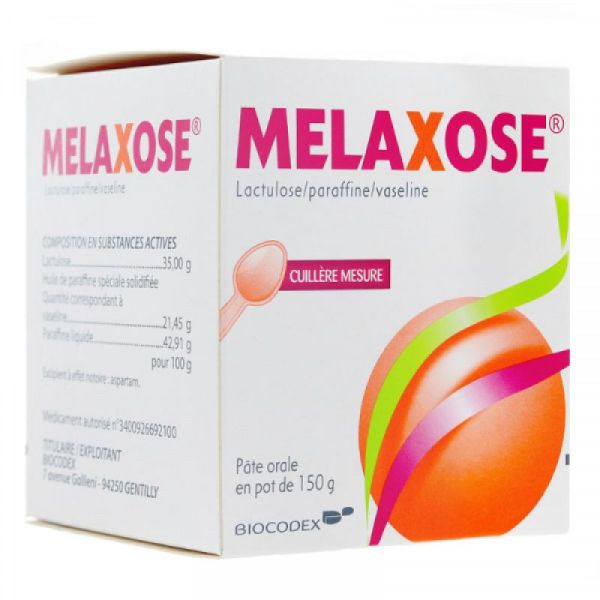 MELAXOSE pâte orale en pot 150g