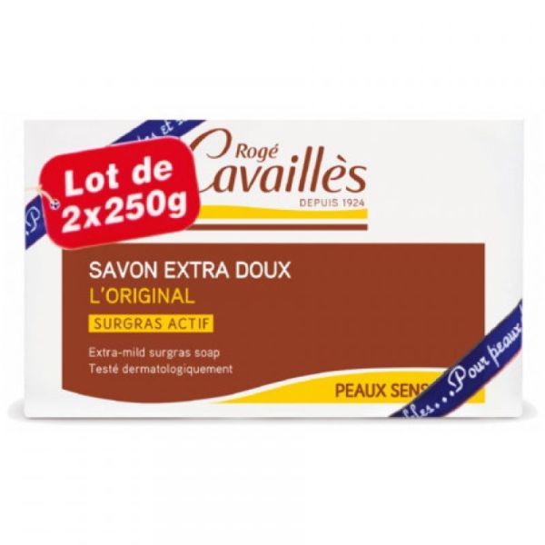 Cavailles Savon Extradoux Pain X2