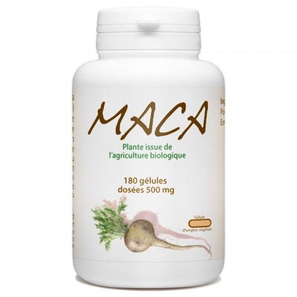 MACA 500mg BIO 180 gélules GPH BIO