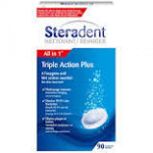 Steradent Nettoyant triple action 90ps