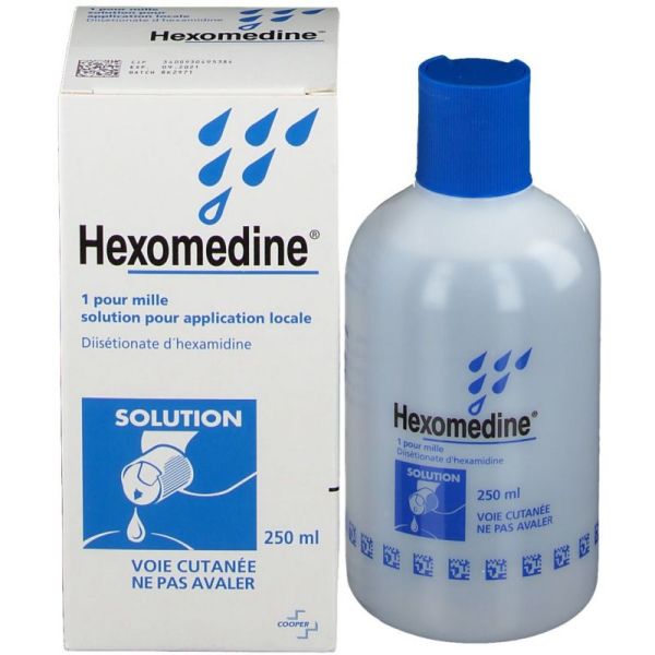 HEXOMEDINE 1 POUR MILLE, solution pour application locale 250ml