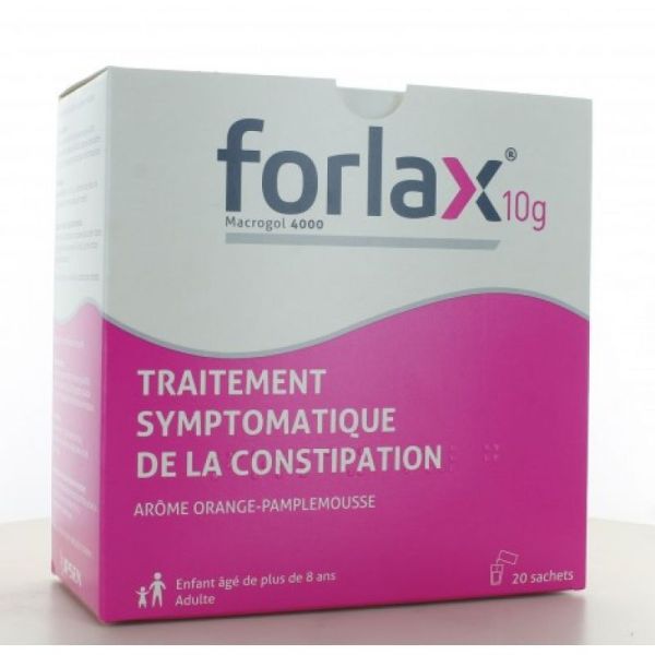 FORLAX 10 g, poudre pour solution buvable en sachet