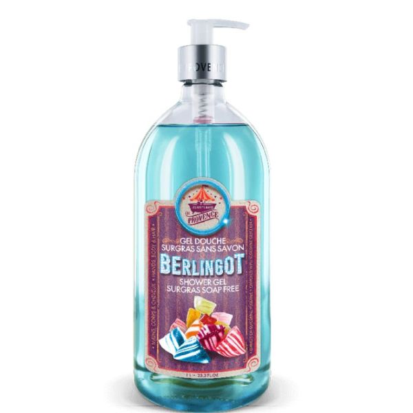 Gel Douche Surgras Sans savon "BERLINGOT" 1L