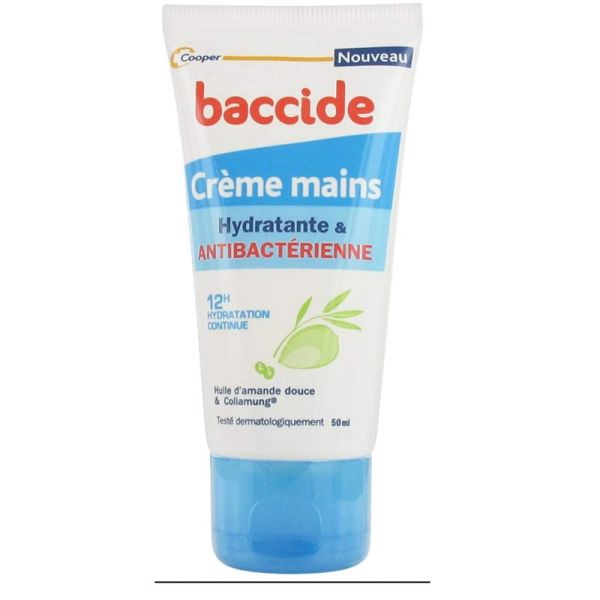 Baccide Crème Mains Hydratante et Antibactérienne 50 ml