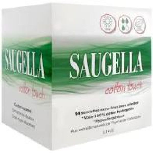 Saugella Cotton Touch Serviette extra-fines Jour