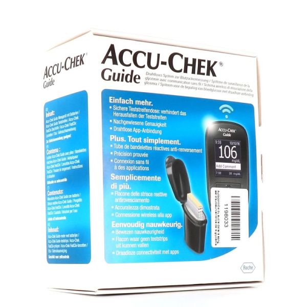 Accu-Chek Guide lecteur de glycémie (mg/dl)