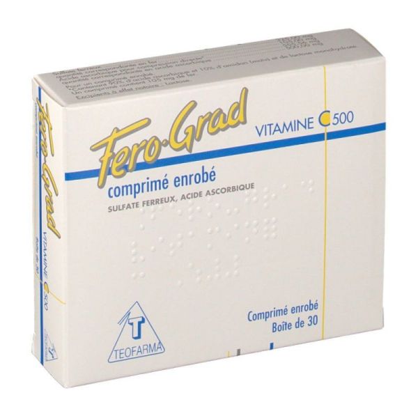 FERO-GRAD VITAMINE C 500, comprimé enrobé