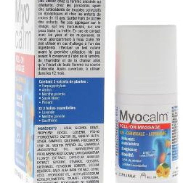 Myocalm Roll-On 50ml douleurs musculaires