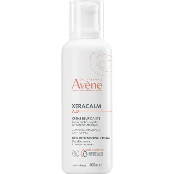 Arène Xeracalm Crème Relipidante Flacon pompe 400ml