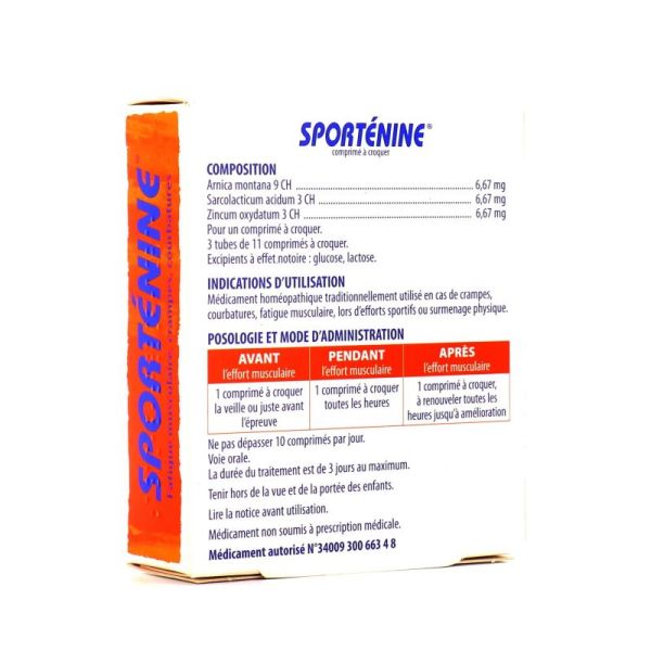 Sportenine 33 comprimés à croquer