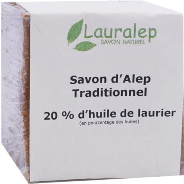 Lauralep Savon d'Alep 20% d'huile de laurier 200g