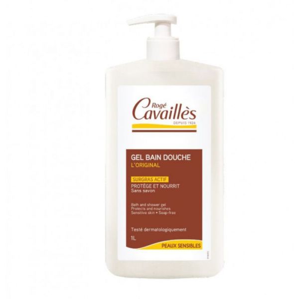 Cavailles Gel Surgras Bain douche 1l