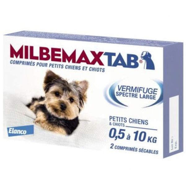 Milbemaxtab Chiot 2 comprimés